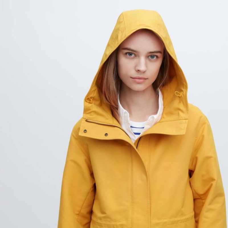 Parka Uniqlo Utility Mujer Amarillo | 7130VHGOE