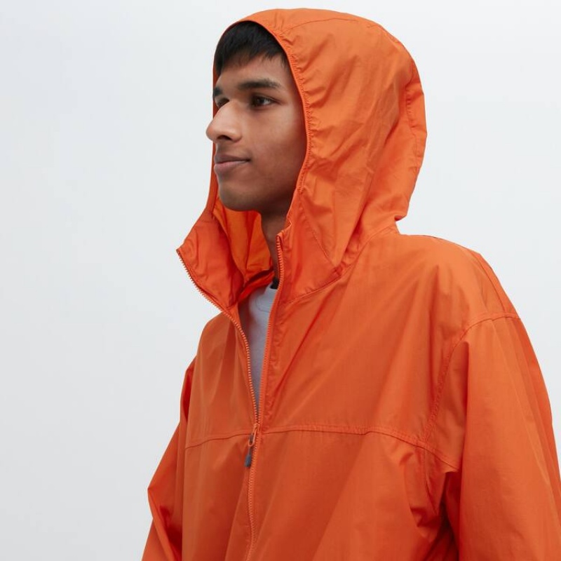 Parka Uniqlo Uv Protection 3d Cut Pocketable Hombre Naranjas | 7491OYJPL