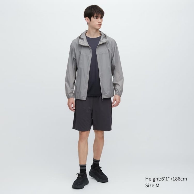 Parka Uniqlo Uv Protection Pocketable Hombre Gris | 1679WLDQJ