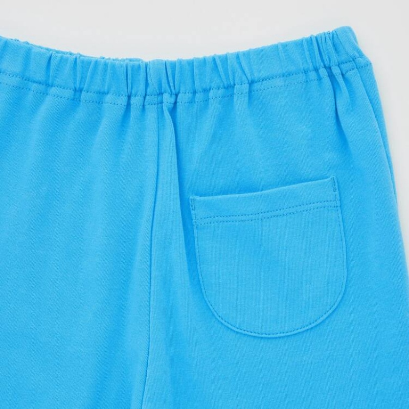 Ropa De Casa Uniqlo Dry Picturebook Ut Corta Sleeved Bebe Azules Blancas | 6045WEHFP