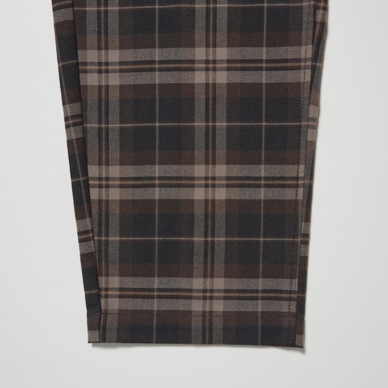 Ropa De Casa Uniqlo Flannel Ankle Length Hombre Marrones | 8561UBKGS