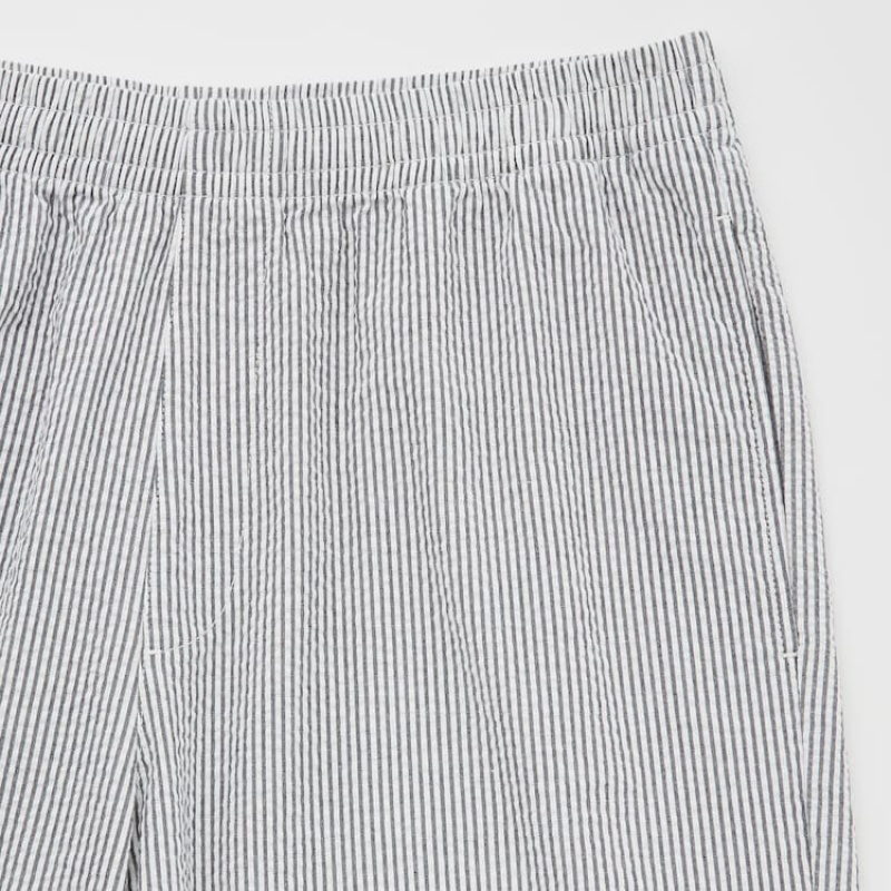 Ropa De Casa Uniqlo Stretch Hombre Gris | 7246DMGVS