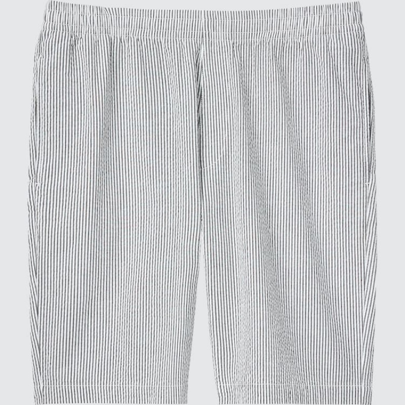 Ropa De Casa Uniqlo Stretch Hombre Gris | 7246DMGVS