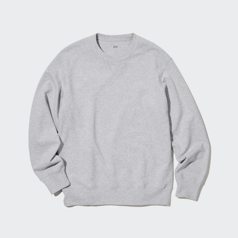 Ropa De Casa Uniqlo Sweatshirt Hombre Gris | 2106TCRQP