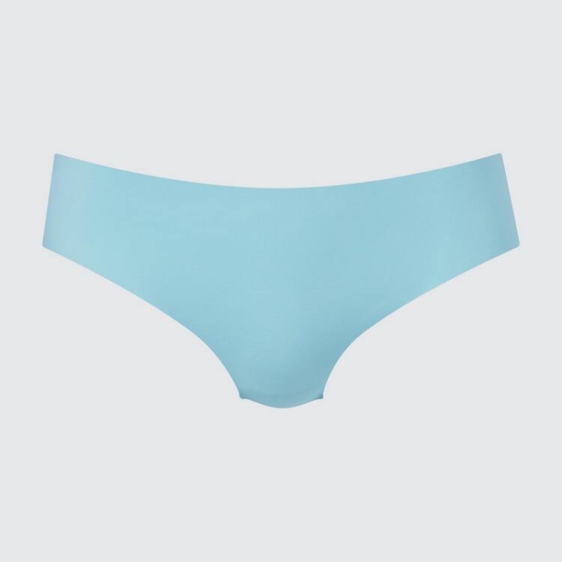 Ropa Interior Uniqlo Airism Ultra Seamless Mid Rise Mujer Azules | 1062PHDBQ