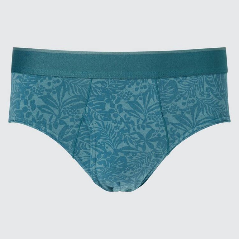 Ropa Interior Uniqlo Briefs Hombre Verde | 0967TOQMC