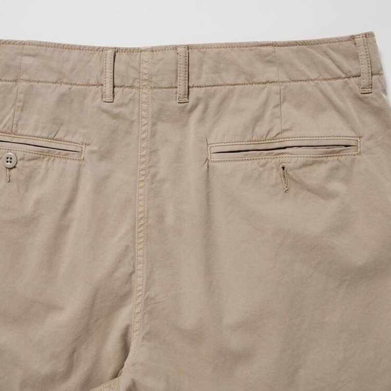 Short Uniqlo Chino Hombre Kaki | 0763VKGYC