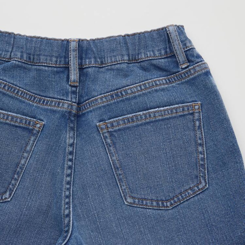 Short Uniqlo Distressed Denim Niños Azules | 3208JAMDX