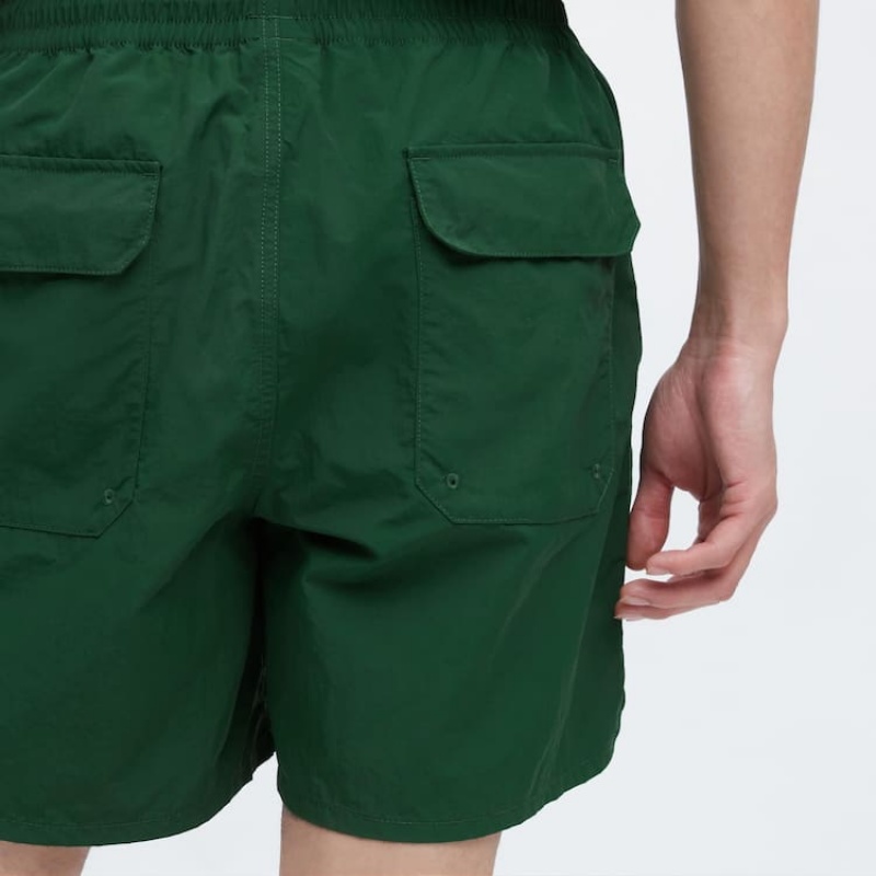 Short Uniqlo Jw Anderson Colour Block Active Utility Hombre Verde | 4307RGSMH