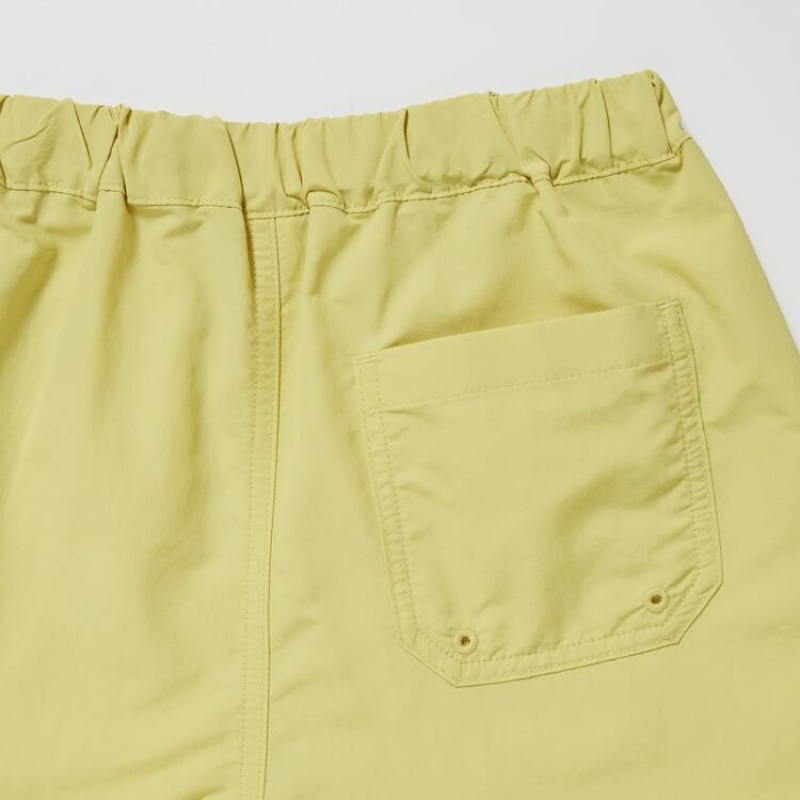 Short Uniqlo Nylon Easy Niños Amarillo | 9031CLGQV