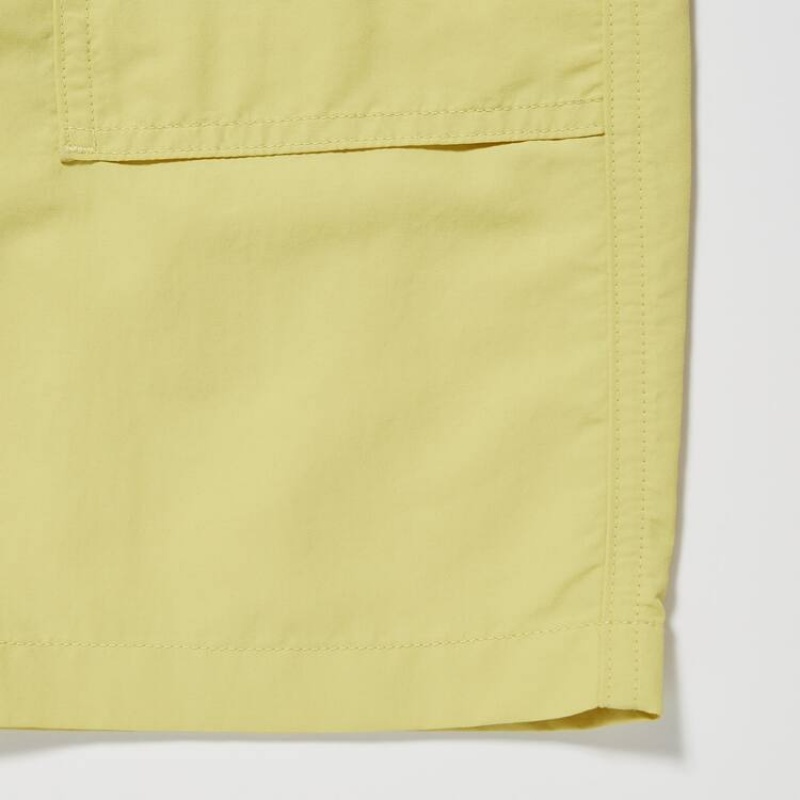 Short Uniqlo Nylon Easy Niños Amarillo | 9031CLGQV