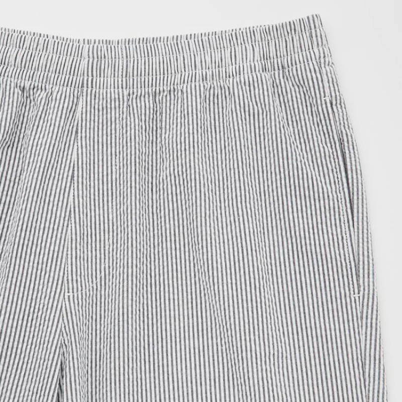 Short Uniqlo Stretch Hombre Gris | 6409RLNBY