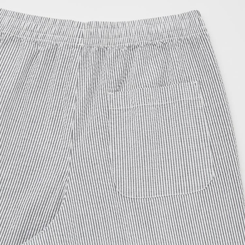 Short Uniqlo Stretch Hombre Gris | 6409RLNBY