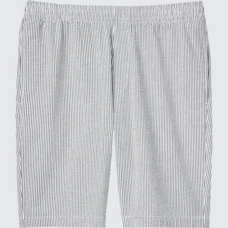 Short Uniqlo Stretch Hombre Gris | 6409RLNBY