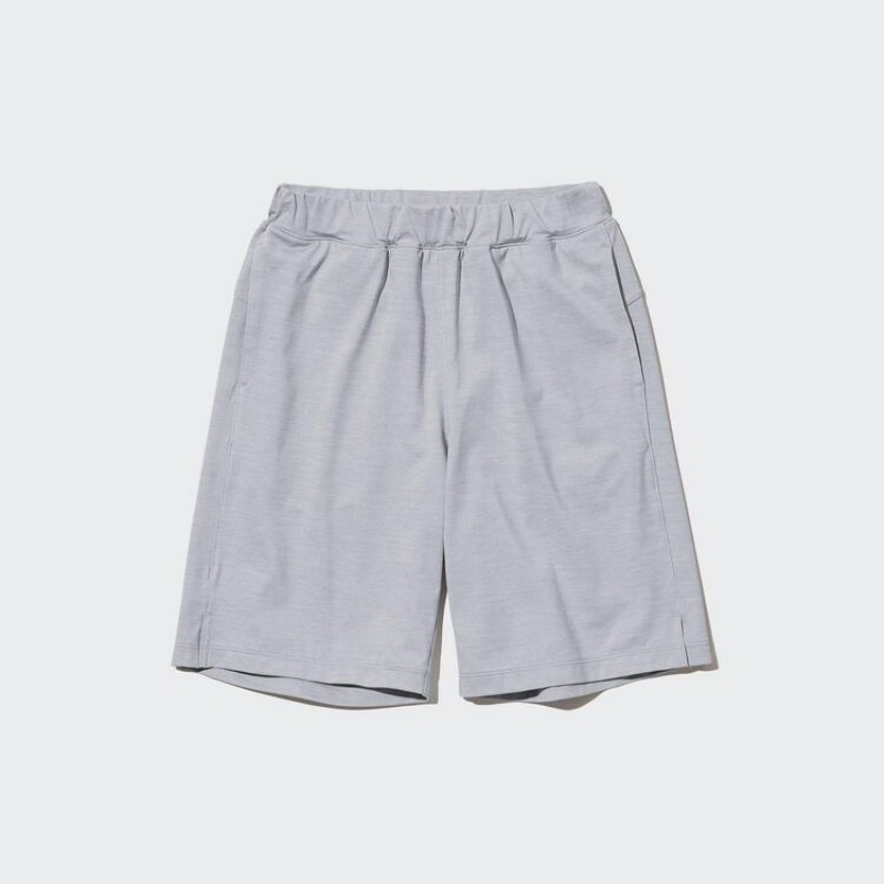 Short Uniqlo Ultra Stretch Dry-ex Niños Gris Claro | 6751KESXT