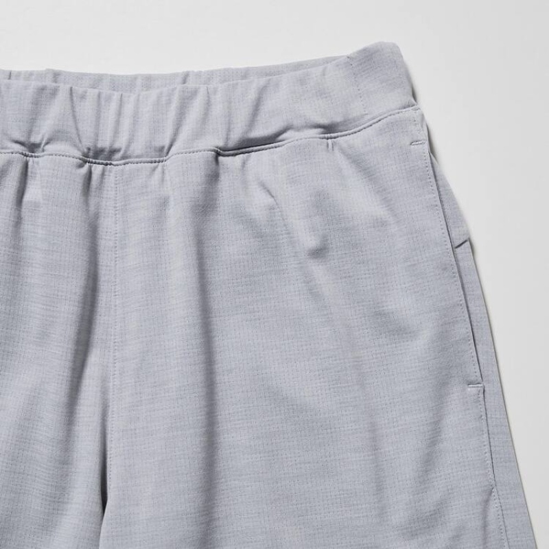 Short Uniqlo Ultra Stretch Dry-ex Niños Gris Claro | 6751KESXT