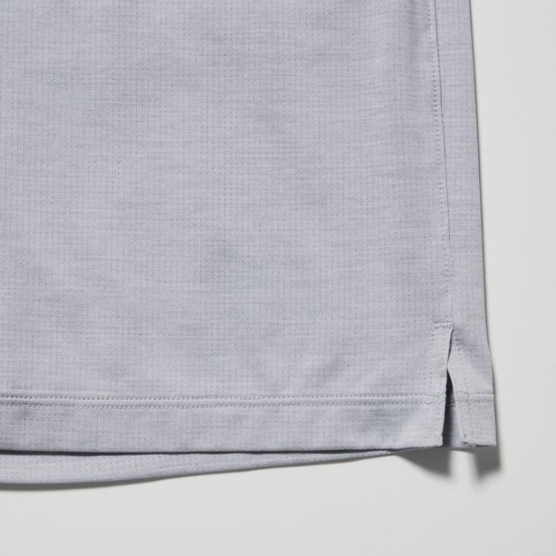 Short Uniqlo Ultra Stretch Dry-ex Niños Gris Claro | 6751KESXT