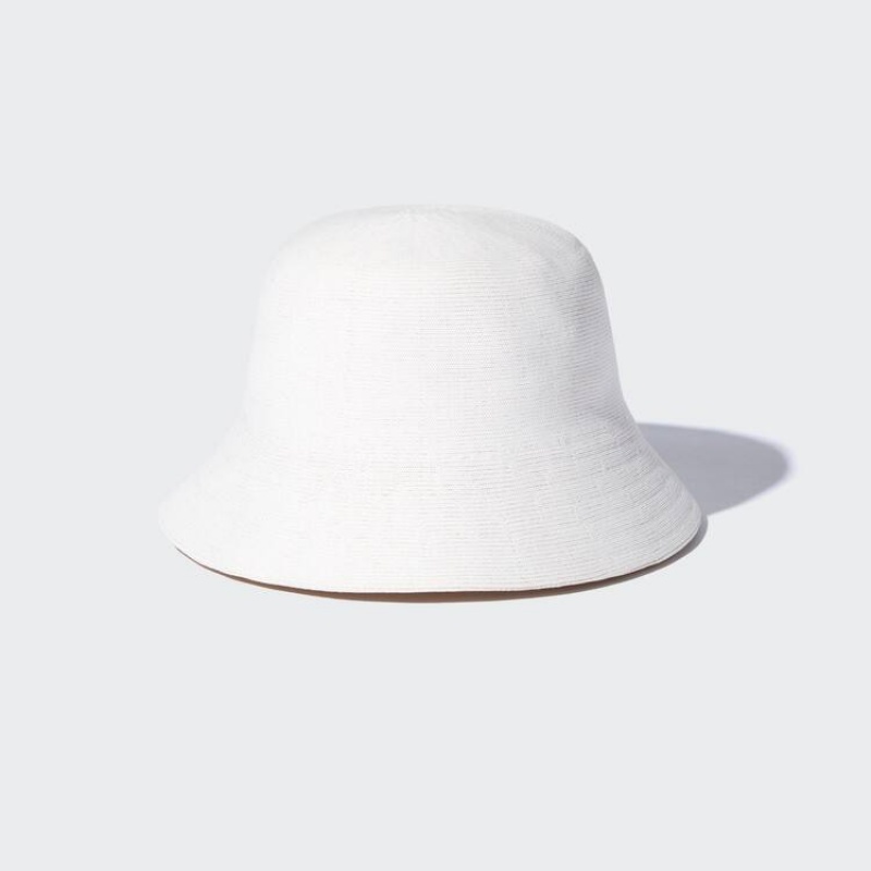 Sombreros Uniqlo Bucket Mujer Blancas | 8496TECHB