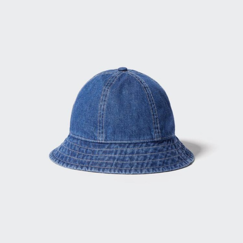 Sombreros Uniqlo Denim Metro Hombre Azules | 1726ROMVB