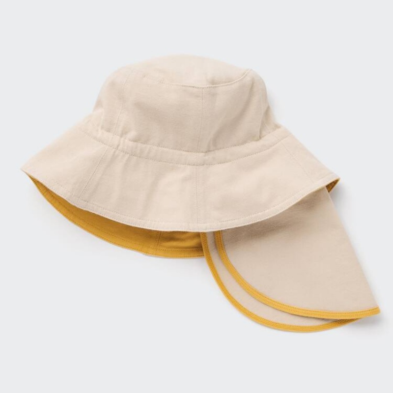 Sombreros Uniqlo Uv Protection Bebe Beige | 4736DIMSB