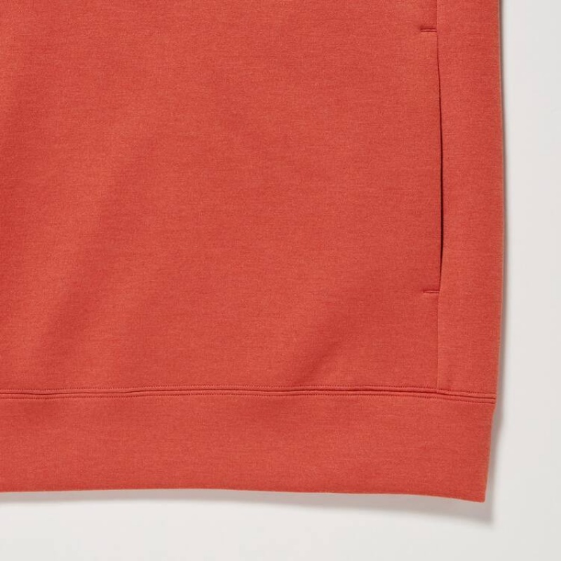 Sudadera con Capucha Uniqlo Dry Stretch Hombre Naranjas | 8263GISOQ