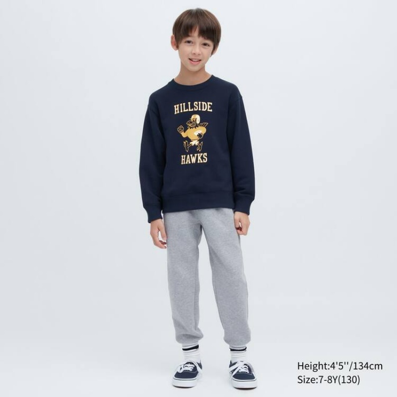 Sudaderas Uniqlo Ultra Stretch Niños Azul Marino | 4729WIYPJ