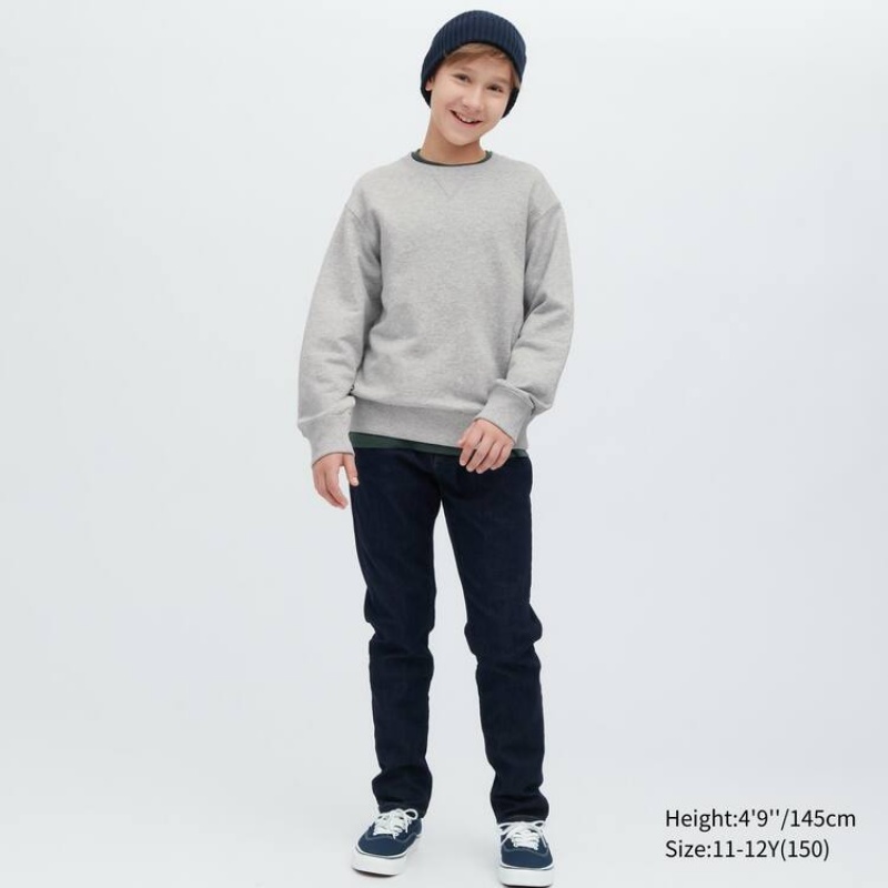 Sudaderas Uniqlo Ultra Stretch Niños Gris | 3521HUXMC