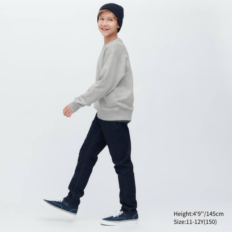 Sudaderas Uniqlo Ultra Stretch Niños Gris | 3521HUXMC