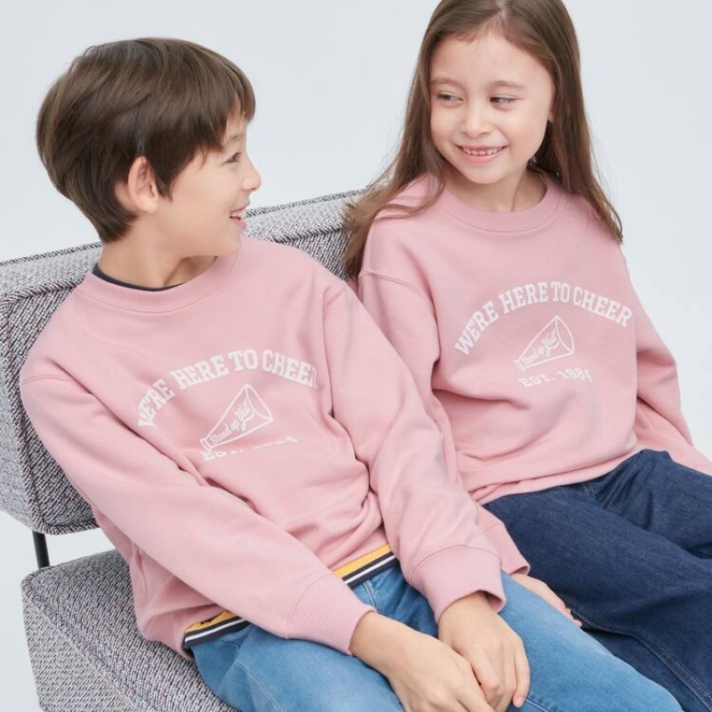 Sudaderas Uniqlo Ultra Stretch Niños Rosas | 5342TULJO