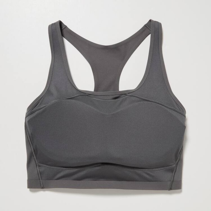 Sujetadores Uniqlo Square Neck Active Wireless Mujer Gris | 8641PDUCW