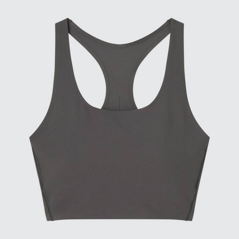 Sujetadores Uniqlo Square Neck Active Wireless Mujer Gris | 8641PDUCW