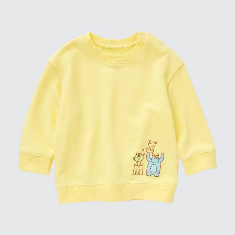 Tops Uniqlo Pixar Colección Ut Estampadas Bebe Amarillo | 5876IOUAR