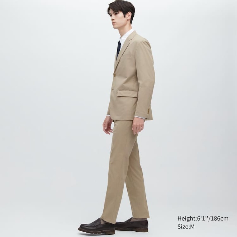 Trajes Uniqlo Airsense Ultra Light Hombre Beige | 1836GVTKB