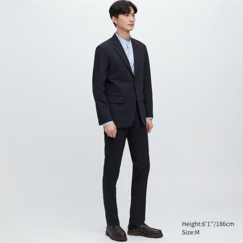 Trajes Uniqlo Airsense Ultra Light Lana-like Hombre Gris Oscuro | 2019YQDPB