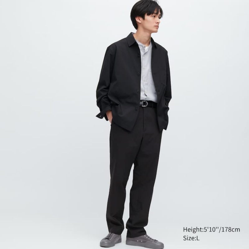 Trajes Uniqlo Airsense Ultra Light Relaxed Fit Hombre Negras | 6318DUMPJ