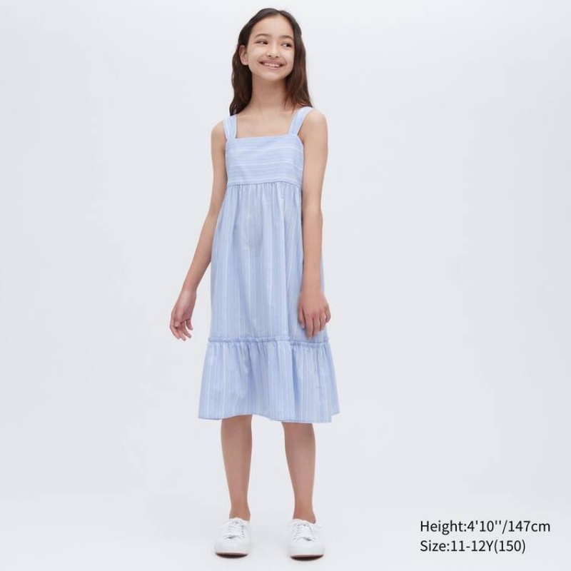 Vestido Uniqlo A Rayas Camisole Niños Azules | 8309LJWDU