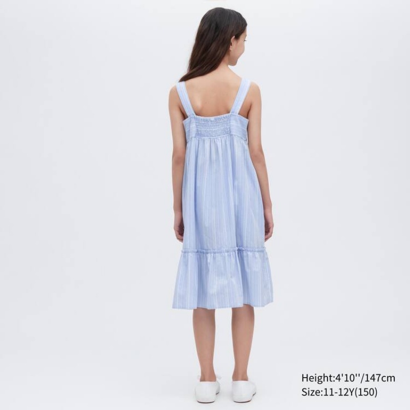 Vestido Uniqlo A Rayas Camisole Niños Azules | 8309LJWDU